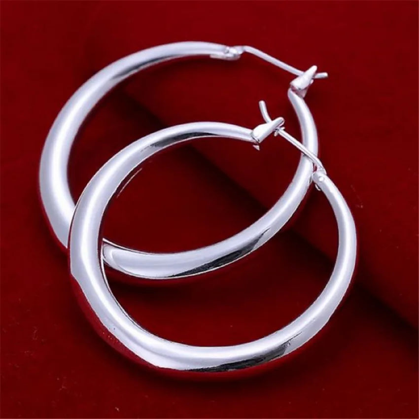 Circle Round Hoop Earring For Women