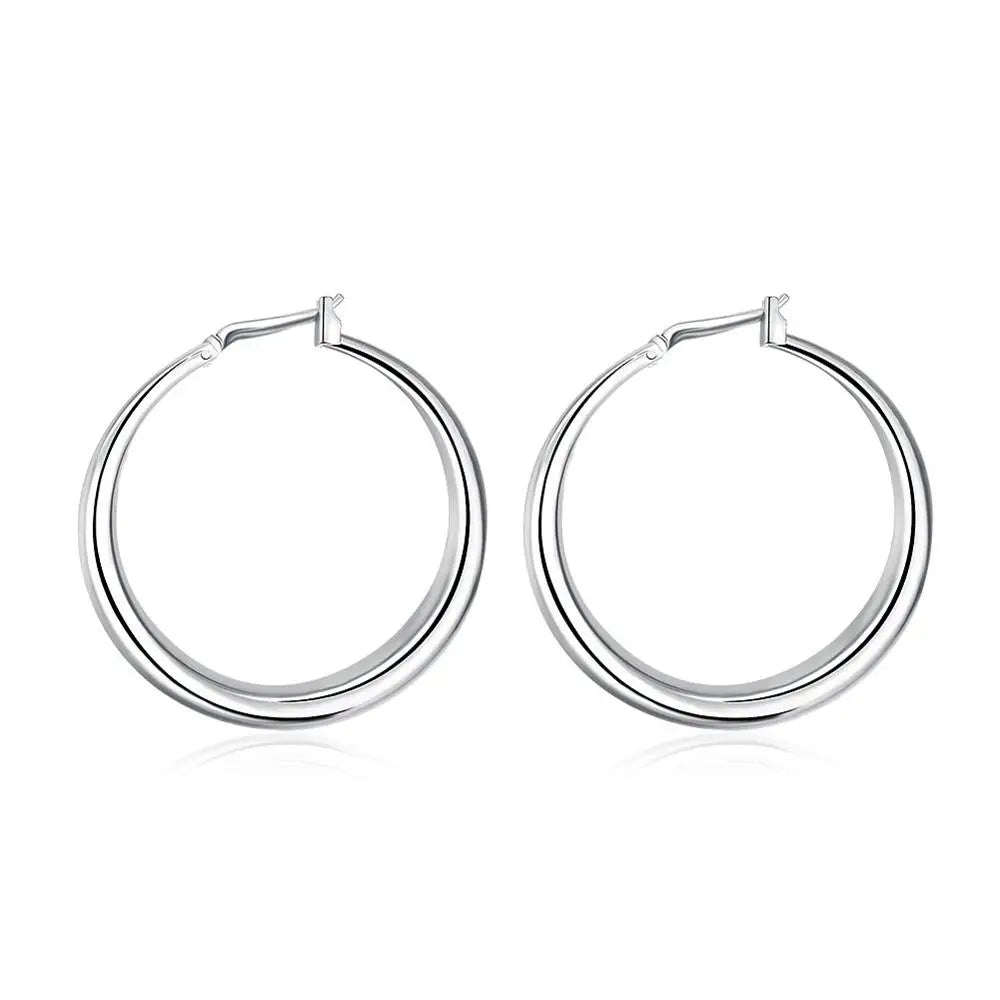 Circle Round Hoop Earring For Women