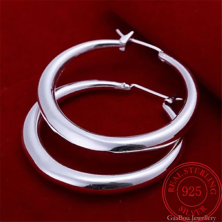 Circle Round Hoop Earring For Women