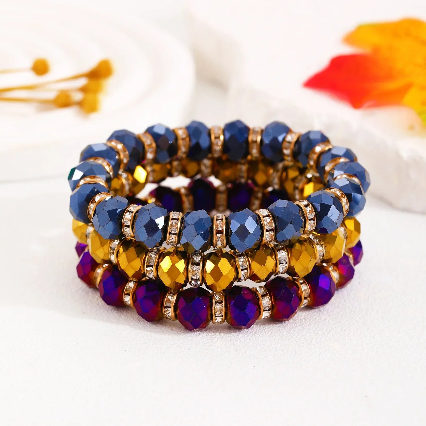 Bead Colourful Crystal Bracelet for Women