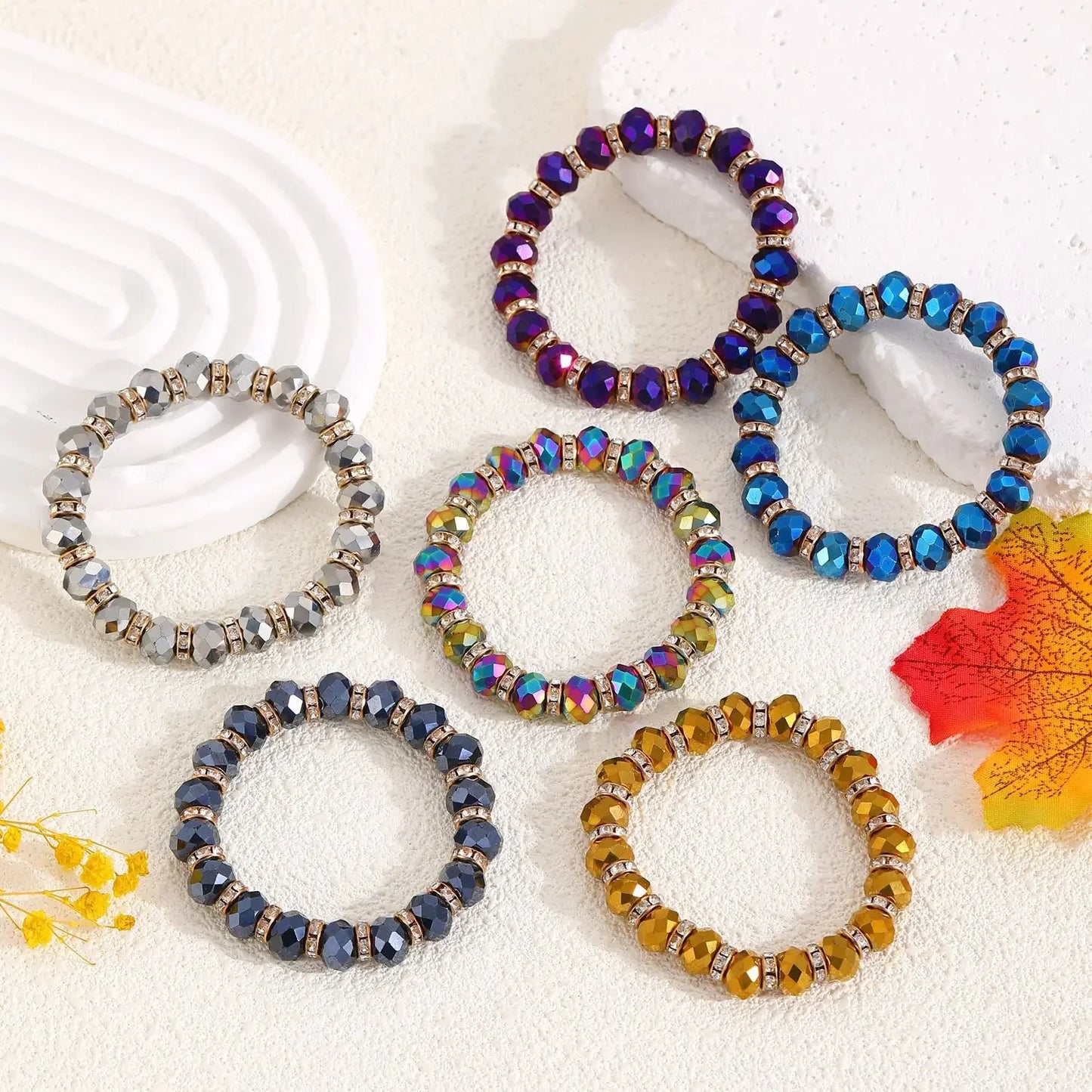 Bead Colourful Crystal Bracelet for Women