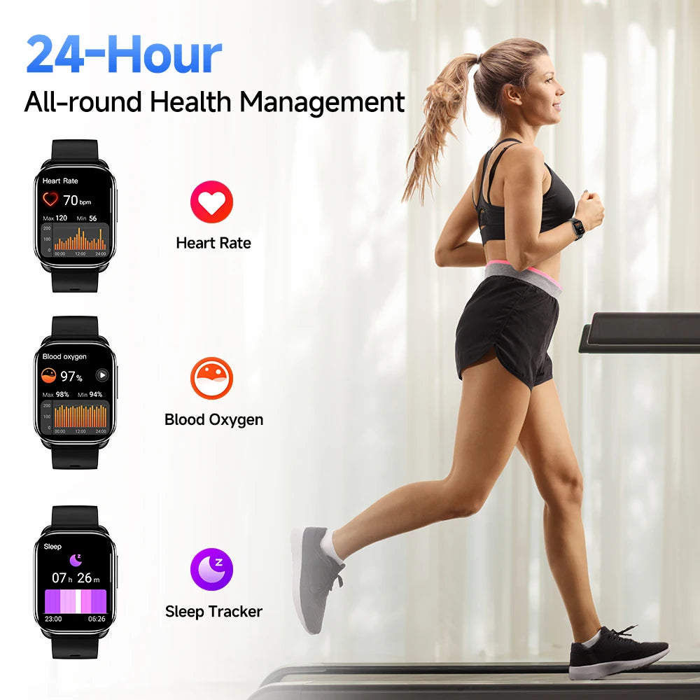 Watch GS Bluetooth Call Smartwatch  Screen Fitness