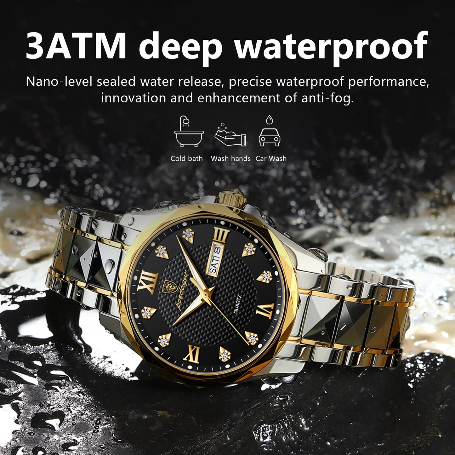 Luxury Wristwatch Sport Stainless for Men