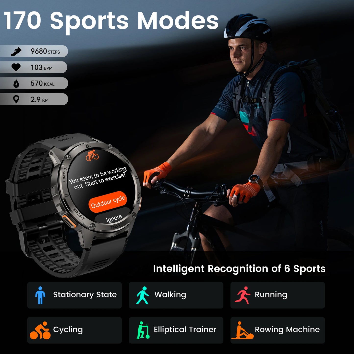 NEW Original  TANK T3 Smart Watch For Men