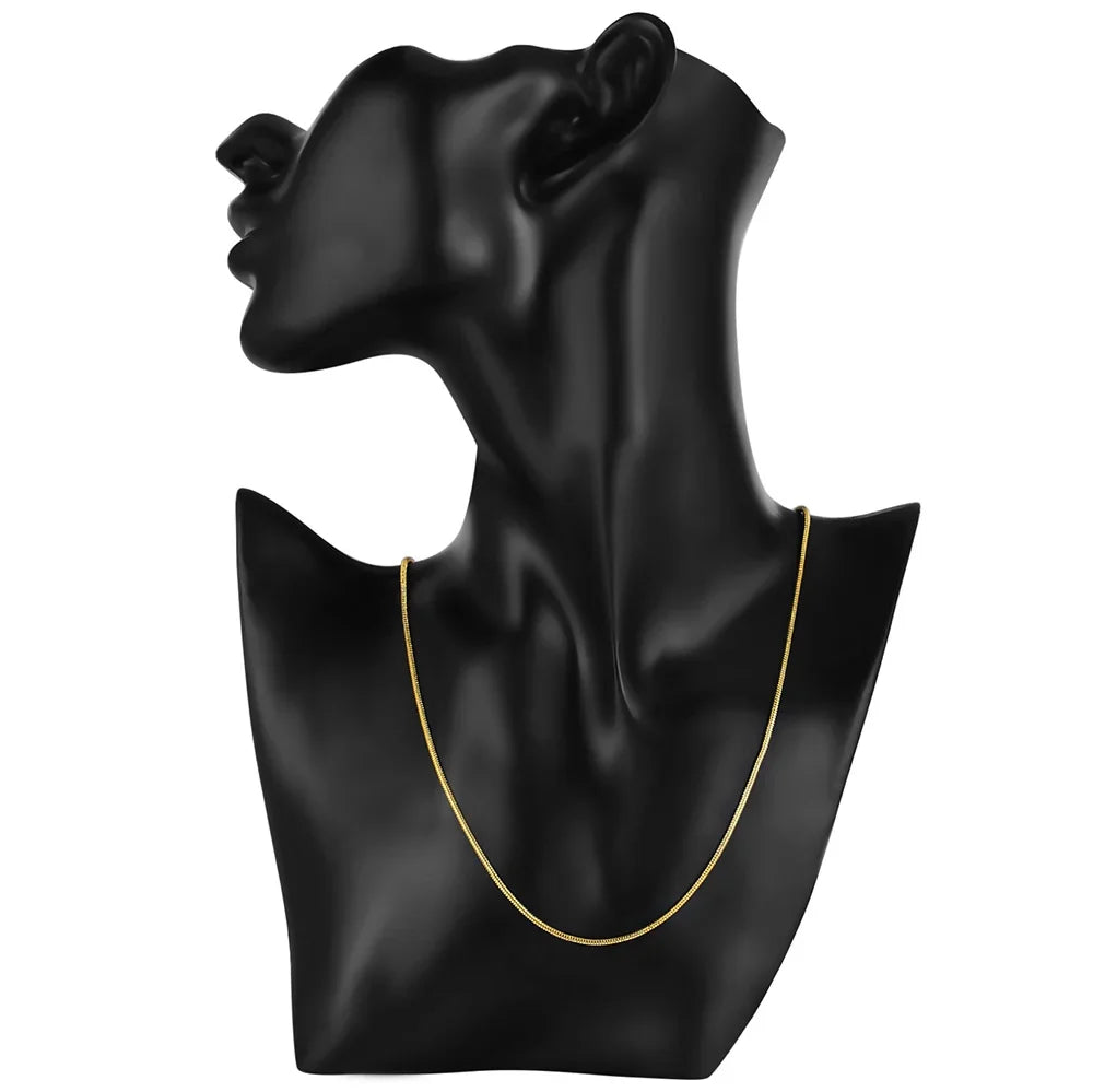 18K gold color Necklaces