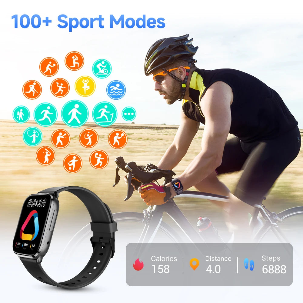 Watch GS Bluetooth Call Smartwatch  Screen Fitness