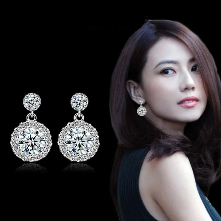 1ct Moissanite Earrings for Women