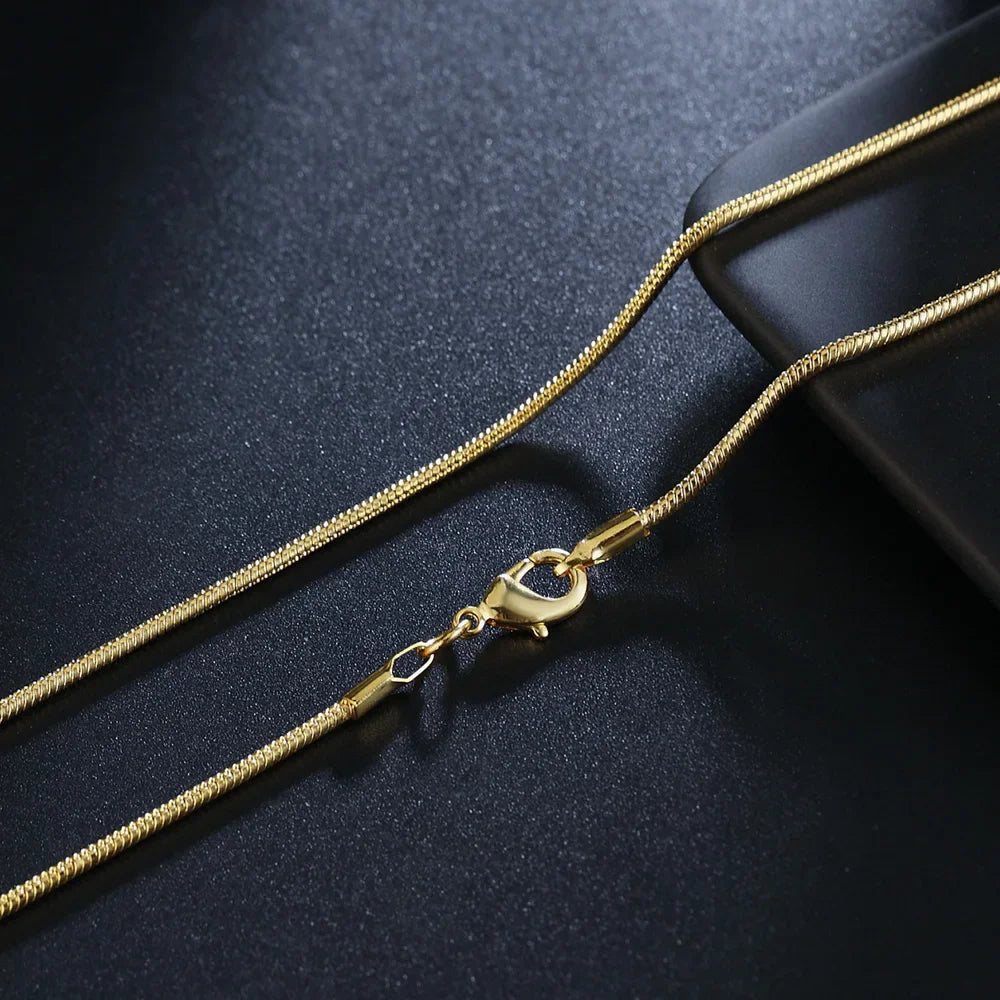 18K gold color Necklaces